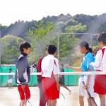 ソフトテニス試合前